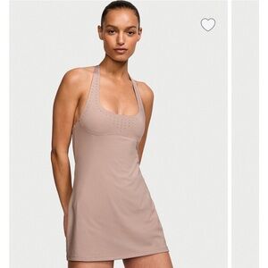 Victoria's Secret Mini Dress in Nude Taupe